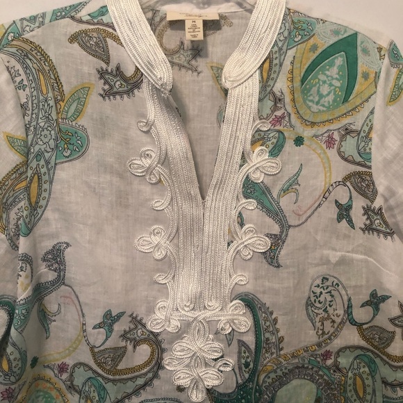 Charter Club Luxury Linen Tunic (M) - Picture 2 of 6